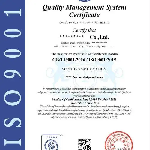 lso9001 Certification